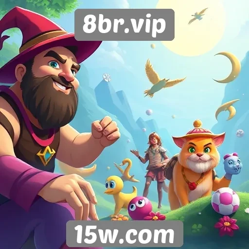 Variedade de jogos disponíveis no 8br.vip